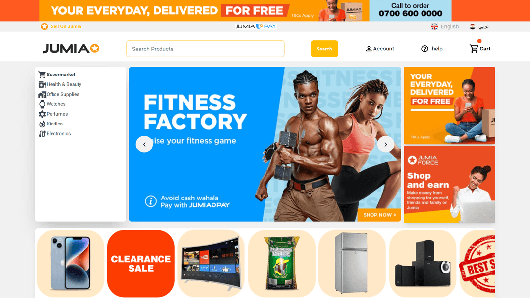 Jumia Clone App (ITI Final project) photo